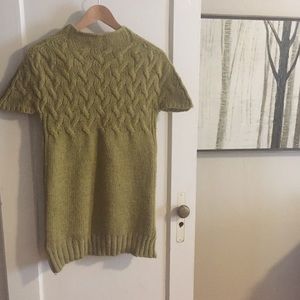 Benetton olive green wool sweater, fits XS/S